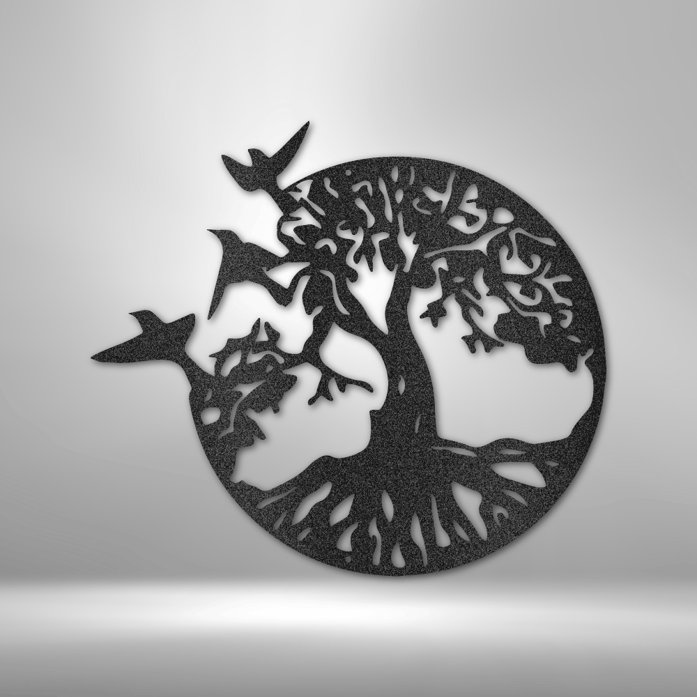 Take Flight Tree - Steel Sign