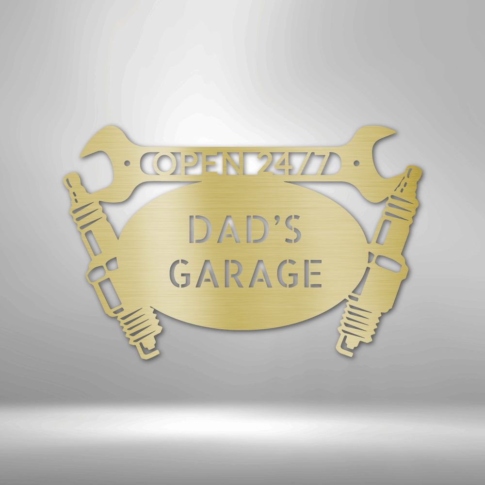 Dad's Garage - Steel Sign