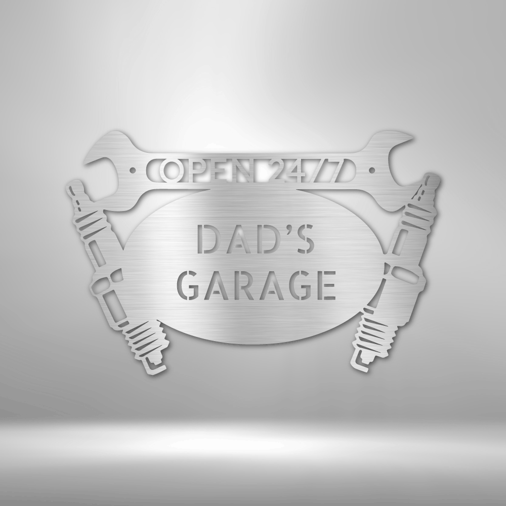 Dad's Garage - Steel Sign