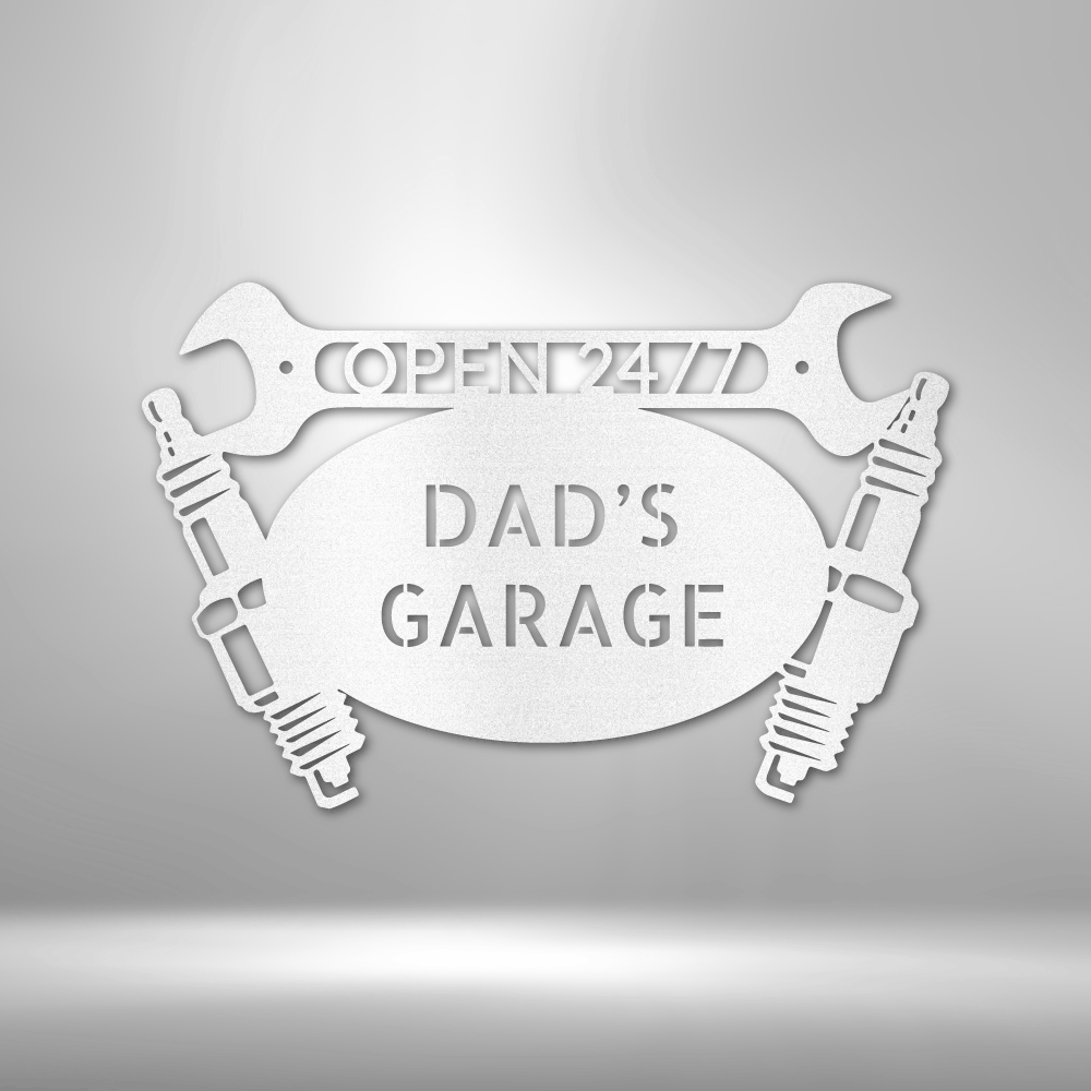 Dad's Garage - Steel Sign