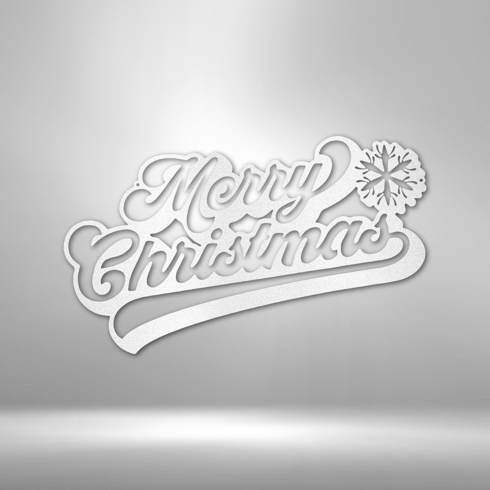 Merry Christmas Quote - Steel Sign