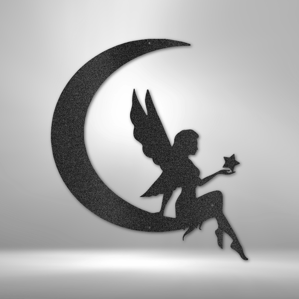 Fairy Moon - Steel Sign