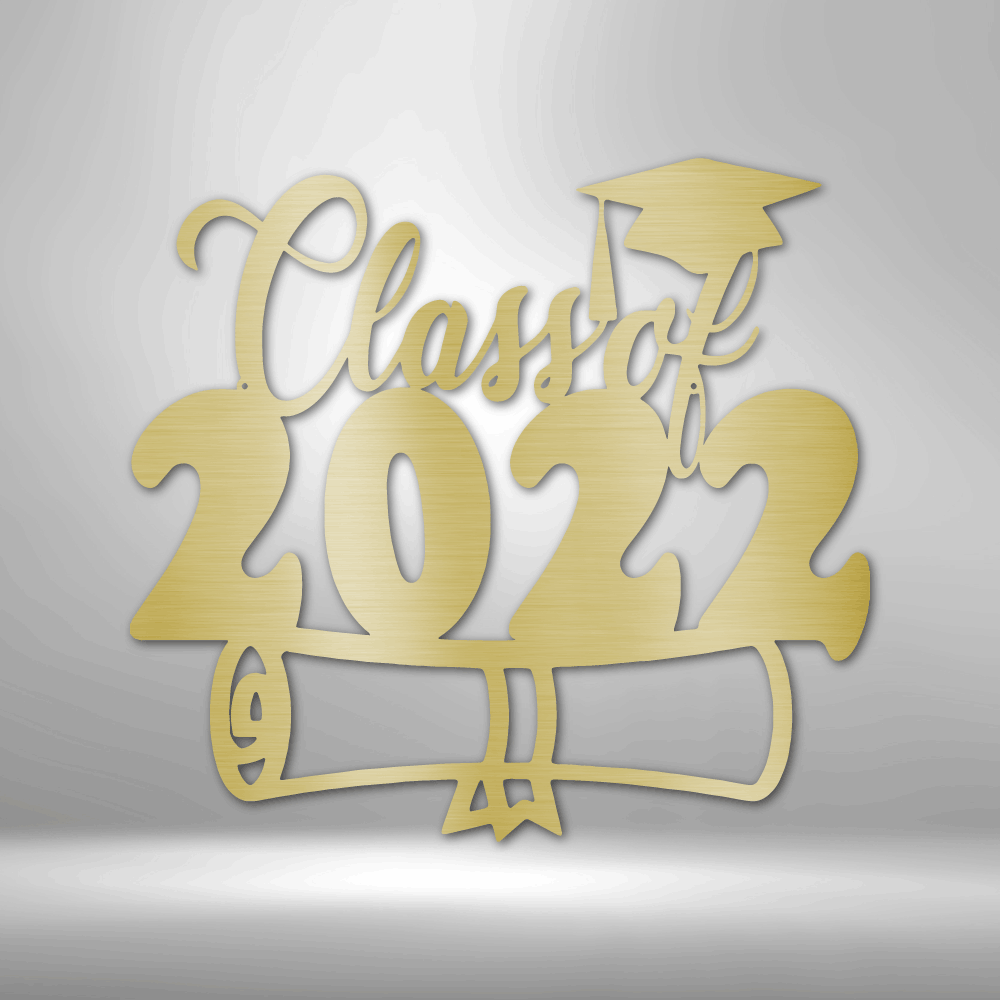 Class of 2022 Diploma - Metal Sign